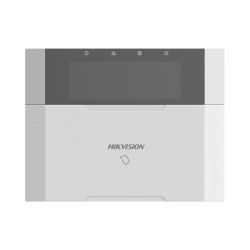 (AX HYBRID PRO) Teclado Compatible con el Panel Hybrid Pro Hikvision DS-PHA64-LP y DS-PHA64-LP(B) / Pantalla LCD / 2 zonas cableadas / 1 salida de alarma / 64 Llaveros