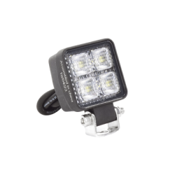 Luz de trabajo de 4 LED de 10 Watt, 12-24 Vcd, 800 lúmenes