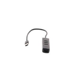 HUB USB-A 3.0 4 en 1 | 4 Puertos USB-A 3.0 (5Gbps) | Cable de 25 cm | Indicador Led | Ideal para Transferencia de Datos | Entrada USB-C para alimentar equipos de mayor consumo como discos duros | Color Negro.