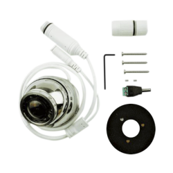 Cámara analógica IP CAM-1 grado marino, fabricada en acero inoxidable 316.