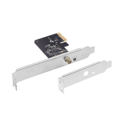 Adaptador  PCI inalámbrico doble banda AC 600 Mbps / Antena de alta ganancia / Tecnología MU-MUMO / Seguridad WPA3 / Soporte de perfil bajo y Altura completa