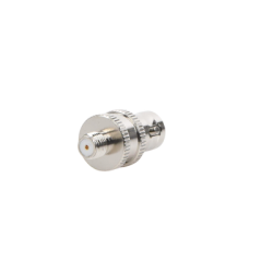 Adaptador en Línea de Conector BNC Hembra a SMA Hembra Corto / Celulares Motorola, Níquel/ Oro/ Teflón.