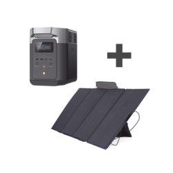 Kit de Estación de Energía Portátil 2048Wh + Panel Solar Flexible 400W