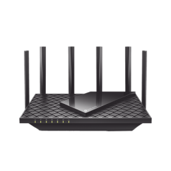 Router Triple Banda WiFi 6E / AX5400 MU-MIMO / 1 Puerto WAN 1 10/100/1000 Mbps / 4 Puertos LAN 10/100/1000 Mbps / 1 puerto USB 3.0 / 6 antenas de alta ganancia / OneMesh ™