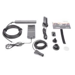 Kit Amplificador de señal celular 4G LTE, 3G y VOZ. Especial para vehículos donde el conductor o copiloto requiere la mayor concentración de señal. Soporta un usuario y múltiples operadores.
