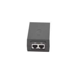 Adaptador PoE Ubiquiti de 48 VDC, 0.5 A, Fast Ethernet (10/100 Mbps)
