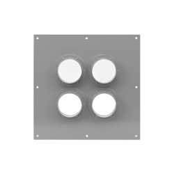 Placa Pasamuros Con Capacidad de 4 Botas de 4