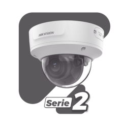 Domo IP 2 Megapixel / Lente 2.8 mm / 30 mts IR EXIR /Exterior IP67 / IK10 / WDR 120 dB / PoE / ACUSENSE (Evita Falsas Alarmas) / Entrada y Salida de Audio y Alarma / MicroSD / ONVIF