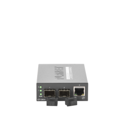 Convertidor de Medios con Doble Puerto SFP 1000BASE-FX/SX/LX y Puerto Ethernet 1000Base-T 