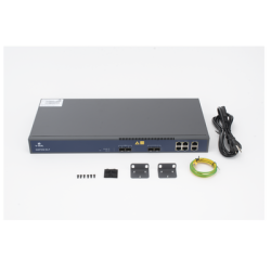 OLT de 2 puertos EPON con 6 puertos Uplink (4 puertos Gigabit Ethernet + 2 puertos Gigabit Ethernet SFP/SFP+) / hasta 128 ONUS