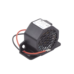 Alarma de reversa vehicular, 12-24 Vcc, 107 dBA