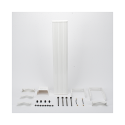 Antena Sectorial de 90° AirMetro con 20 dBi en Banda 5Ghz (5150-5850 Mhz) Slant 45° Compatibilidad Multi-Marca para enlaces Multipunto, Conectores SMA Hembra Inverso.