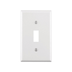 Tapa para Contacto Rectangular Color Blanco.