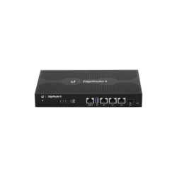 EdgeRouter 4, con 3 puertos 10/100/1000 Mbps + 1 puerto SFP, con funciones avanzadas de ruteo