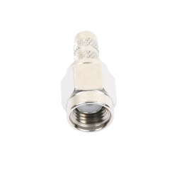 Conector SMA Macho de anillo plegable para cable RG-58/U, Niquel / Oro / Teflón.