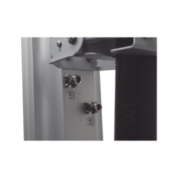 Antena Sectorial MIMO 4X4 de 45 º,  4.9 - 6.4 GHz, IP55, Ganancia de 22 dBi, 4 Conectores N-hembra, Montaje y Jumper tipo N incluido.