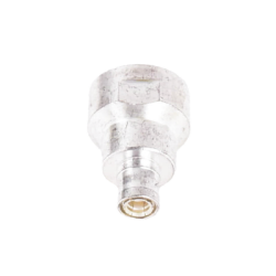 Adaptador UNIDAPT Hembra a Conector SMB Plug (Pin Hembra), Plata/ Oro/ Teflón.