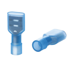 Terminal hembra aislada completa para cables 16 -14 AWG / Venta de bolsa en 25 piezas