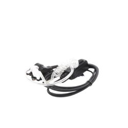 Micrófono - audífono de solapa con tubo acústico transparente para KENWOOD PKT23K con tubo acústico de PU (grado médico)