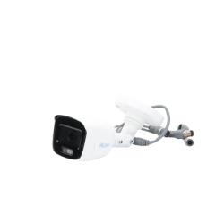 [ColorVu] Bala TURBOHD 2 Megapixel (1080p) / Imagen a Color 24/7 / Lente 2.8 mm / Microfono Integrado / Luz Blanca 20 mts / IP66 / Metálica