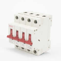 Protección Térmica 4P, 20A,  Corriente Directa  1000 Vcc para Aplicación Fotovoltaica Montaje Riel DIN