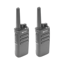 Duo de Radios Portatiles UHF, 5W de Potencia, Scrambler de Voz, Alta Cobertura, 400-470 MHZ