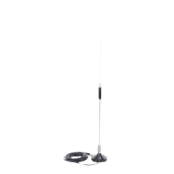 Antena Móvil para Rango de Frecuencia de Banda Civil (CB) 26.960 - 27.400 MHz.