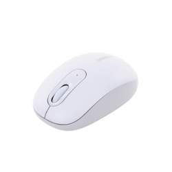 Mouse Inalámbrico 2.4G 800/1200/1600/2400 DPI / Función de 3 botones / Alcance 10m / Silencioso / Ergonómico / Anti-caída y Anti-interferencias / Color Dusty Blue / Batería Alcalina AA (incluida).