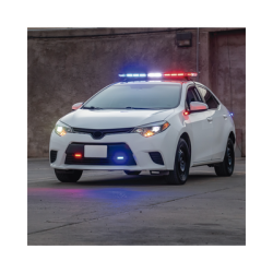 Luz Auxiliar Ultra Brillante X13 de 4 LEDs, Color Azul, con mica transparente