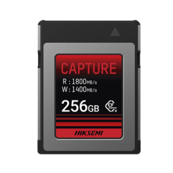 Memoria CFexpress tipo B / Clase 10 de 256 GB / Especializada para Cámaras de Fotografía y Video  / 1800 MB/s Lectura / 1400 MB/s Escritura