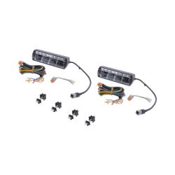 Luz LED de trabajo DOT, 12-24 V, con arnés de 10'