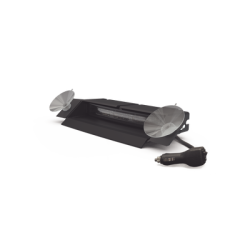 Luz Direccional de Visera, Dual color, Rojo/Claro con enchufe para automóvil 