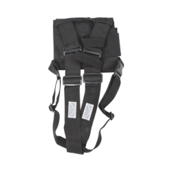 Pechera Universal sin logo con soporte para radio y bolígrafo más bolsa con cinta adherente para su seguridad.