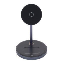 Estación de Carga Inalámbrica | 3 en 1 | Compatible con MagSafe | Perfecto para iPhone y  AirPods | Carga Rápida Adaptativa /Simultanea | Múltiples Protecciones | Luz Indicadora LED | Aleación de Aluminio | Incluye Cable