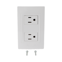 Contacto Dúplex de 127 V~60 HZ 15 A / Color Blanco.