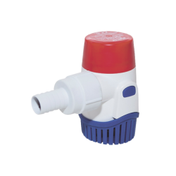 Bomba sumergible de achique de 800 galones por hora a 24 Volts de corriente directa.