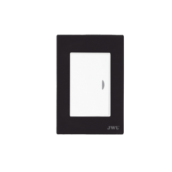 Apagador Escalera Sencillo de 10 A/ 127 V CA ~ 60 Hz / Placa Negra.