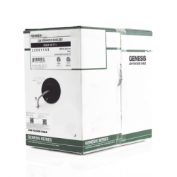 Bobina de 305 Metros de Cable / 6 x 22 AWG Blindado / Color Gris / Para Aplicaciones de Audio, Seguridad y Control