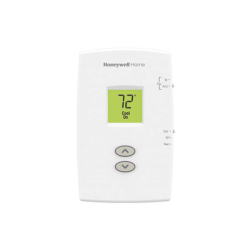 Termostato para sistemas de una sola etapa calor y frio, no programable vertical PRO 1000