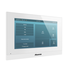 Monitor Linux / Pantalla Touch de 7 Pulgadas / SIP / POE / WIFI / Compatible con Frentes de Calle Akuvox