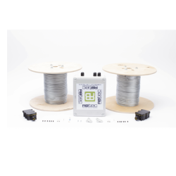 Kit de Cable Sensor Para Cerca Ciclonica IRONCLAD / 150 METROS / 2 ZONAS; 75 METROS POR ZONA / Sin Falsas Alarmas por Viento / TODO Incluido/TARJETA LPU400/ Calibración por Software