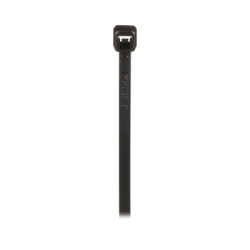 Cincho de Nylon 6.6 de Bloqueo, 203 mm largo x 2.5mm ancho, Color Negro, Exterior Resistente a Rayos UV, Paquete de 1000pz