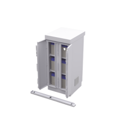 Gabinete de Seguridad de Lámina Galvanizada  para Almacenamiento de Baterías (Hasta 6 baterías PL110D12).