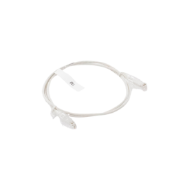 Cable de Parcheo Slim UTP Cat6 - 1 metro, Blanco, Diámetro Reducido (28 AWG)