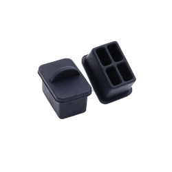 Bolsa con 25 piezas de protectores anti-polvo para puerto SFP, color negro