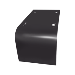  Bajada para cable de 100 mm de ancho, con baño de pintura epóxica en color NEGRO