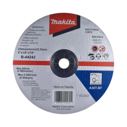 Disco de corte para metal de 9