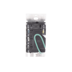 (RadioRa3) Apagador Sunnata color negro para linea Radio Ra3, 8A de iluminación, 5.8A Motor