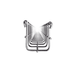 Charola Tipo Malla 66/50 mm, Acabado Electro Zinc, Hasta 53 Cables Cat6, Tramo de 3 Metros