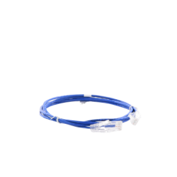 Cable de Parcheo Slim UTP Cat6 - 1.5 m Azul Diámetro Reducido (28 AWG)